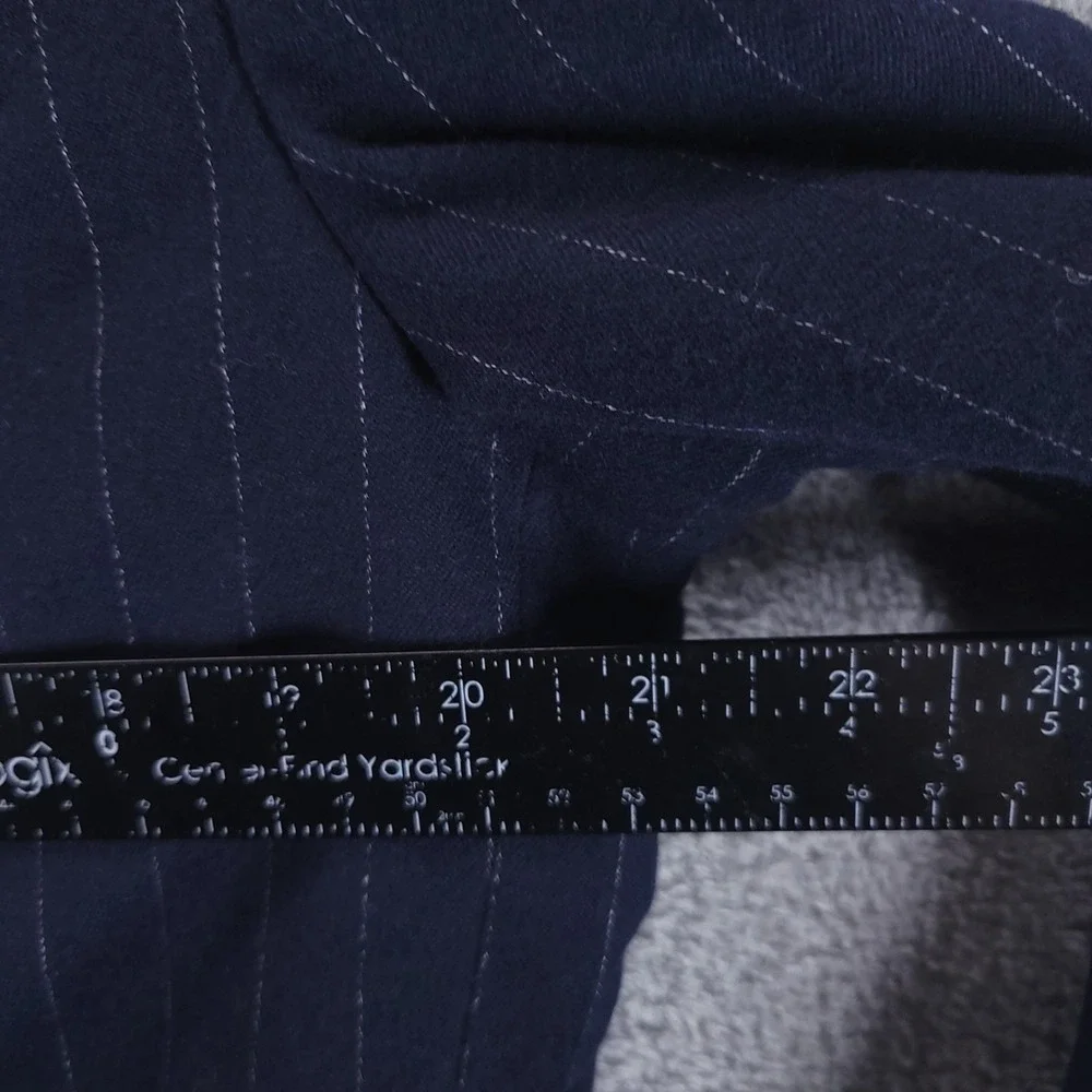 Banana Republic Suit Jacket Mens‎ 42R Blue Pinstripe Tailored Slim Fit Stretch